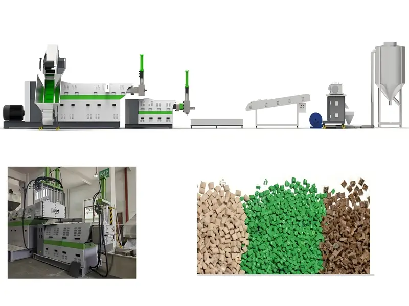 Afriško naročilo za stroj za peletiranje plastike