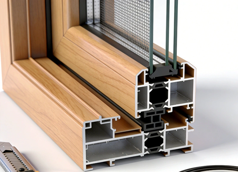 ABS stroj za iztiskanje okenskih in vratnih profilov