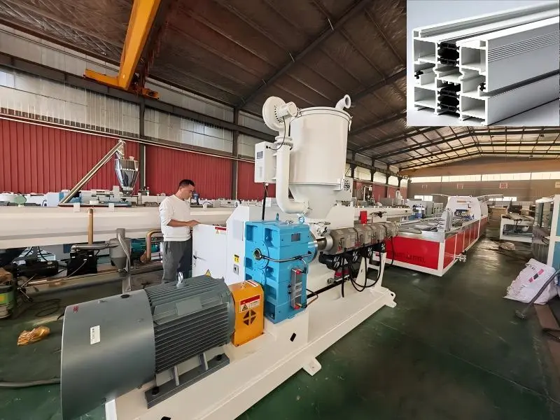 ABS stroj za profiliranje okenskih vrat