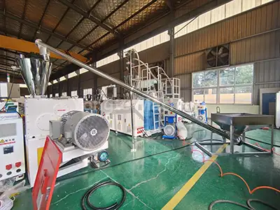 Auto feeder for WPC Door Frame Making Machine